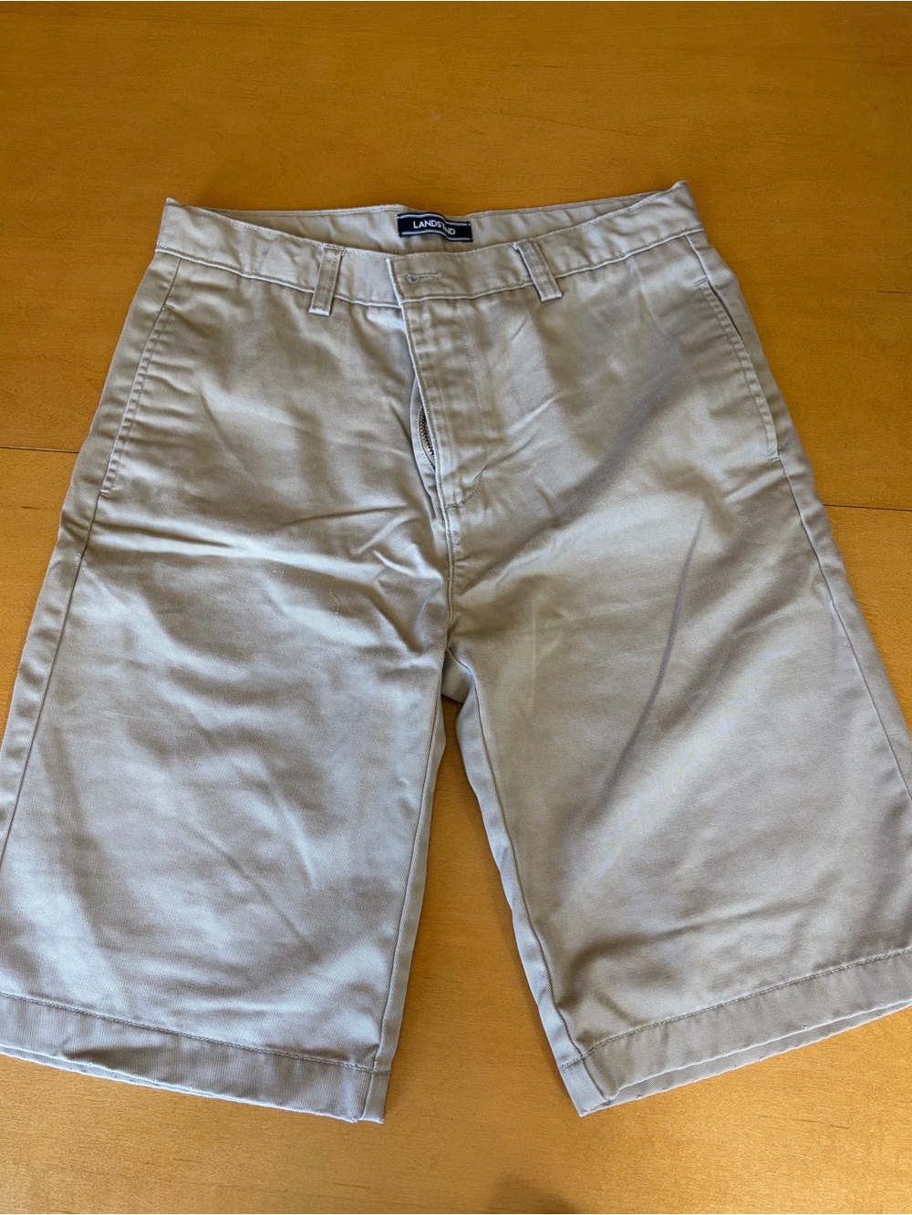 Lands' End youth Khaki Shorts - Classic Fit